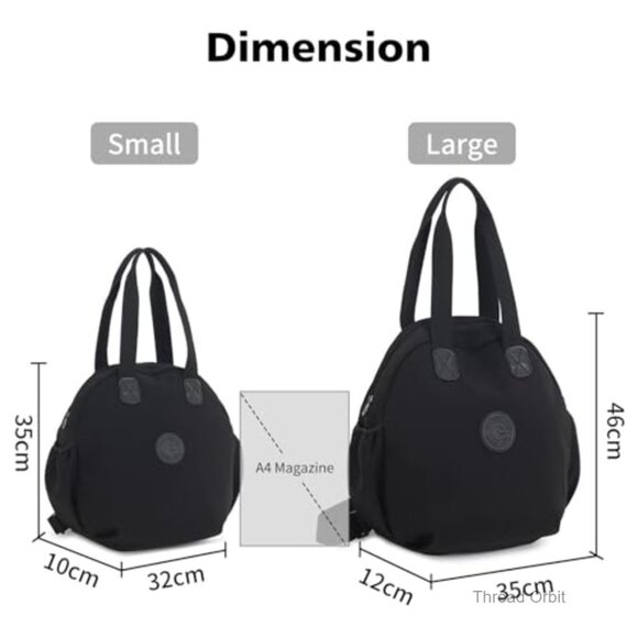 Large Waterproof Nylon Backpack Purse Anti-theft Travel Work Shoulder Bag main image 4